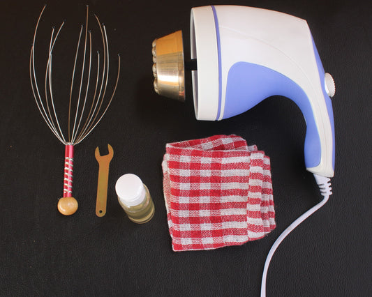 Durva Aarogya Sarathi Kansya wati™ Foot Massager Machine " Single Wati Attachement " White Colour (K)