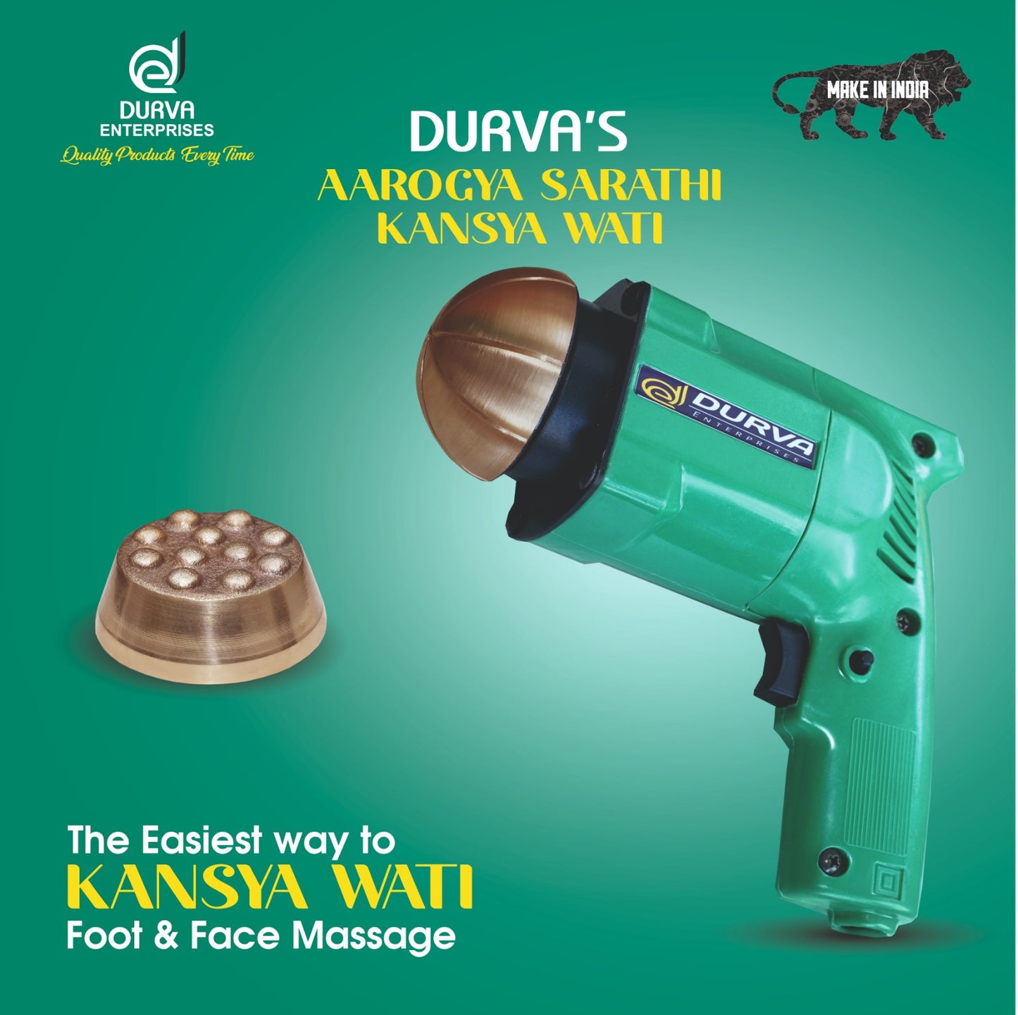 Kansya Wati Foot Massager Double Wati Attachement