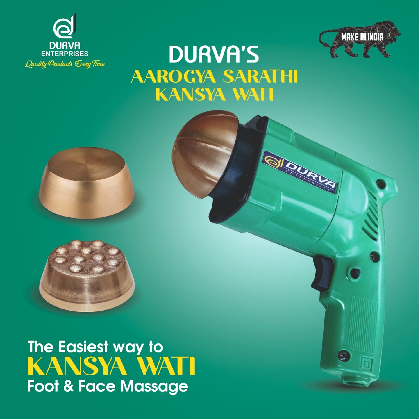 Kansya wati™ Foot Massager Machine " Double Wati Attachement "