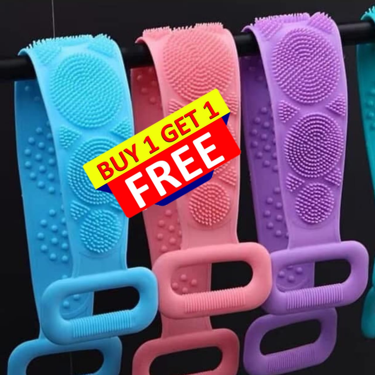 Silicone Bath Massager Buy 1 Get 1 Free (Eco Freindly)