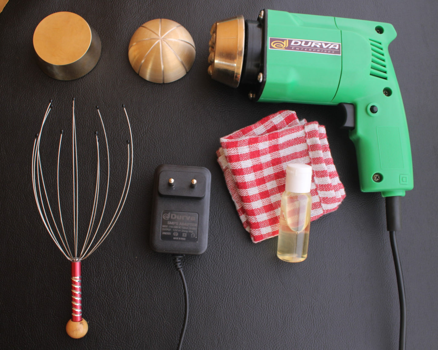 Durva Aarogya Sarathi Kansya wati™  Foot Massager Machine " Three Wati Attachement "