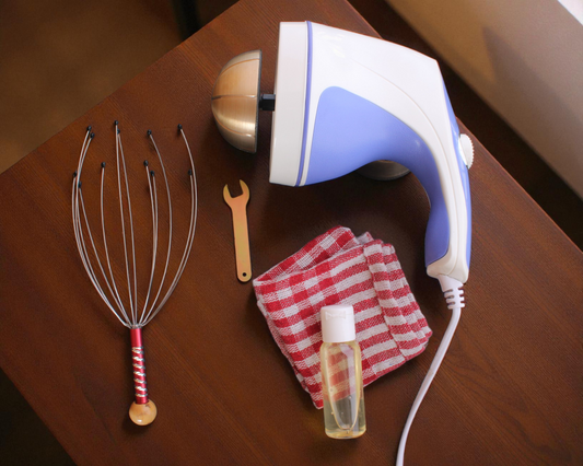 Durva Aarogya Sarathi Kansya wati™ Foot Massager Machine " Three Wati Attachement " White Colour