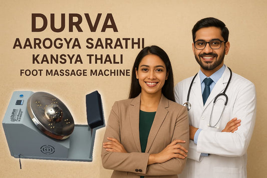 Kansa Thali Foot Massage Machine 18''