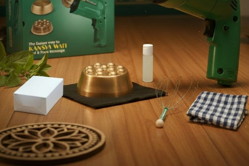 Durva Aarogya Sarathi Kansya wati™  Foot Massager Machine " Single Wati Attachement "